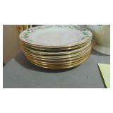 Christmas Lenox Teapot and Dessert Plates