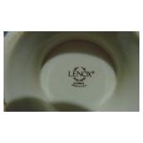 Christmas Lenox Teapot and Dessert Plates