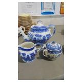 Assorted English Blue Willow Pieces