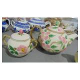 Franciscan Desert Rose Teapot, Sugar and Creamer