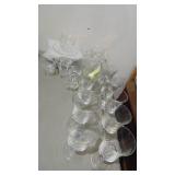 Assorted Clear Century Fostoria Glassware