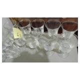 Assorted Clear Century Fostoria Glassware