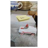 Etrl Car Bank and Hallmark Murray Fire Chief Ornament