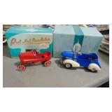 Hallmark 1938 Graham Roadster and 1940 Gendron Roadster Cars