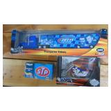 Hot Wheels Racing Cycle, Semi and Car