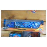 Hot Wheels Racing Cycle, Semi and Car