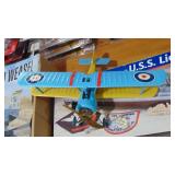 F 46 Phantom Model, USS Lionfish Sub Model and Metal Plane