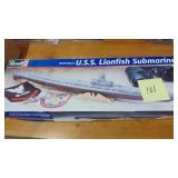 F 46 Phantom Model, USS Lionfish Sub Model and Metal Plane