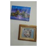 Colonial Queen Ship Picture and 2 Oil on Canvas Prints