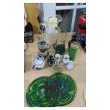 Assorted Glass and Decor Pieces