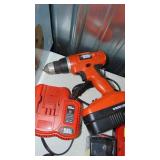 Black and Decker Drill, Batteries and Charger