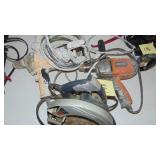 Skillsaw and 2 Heavy Duty Drills