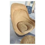 Vintage Metal Chair, Footstool and Table