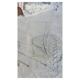 Vintage Wire Armchair and Wood Armchair