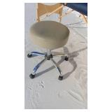 Folding Massage Table and Rolling Stool. Missing Head Rest