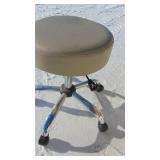 Folding Massage Table and Rolling Stool. Missing Head Rest