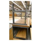 TWO 30x60 workbenches, one wood top and one formica
