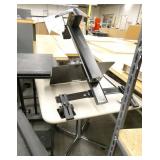 5 pieces - table, monitor stand, 3 portable laptop stands