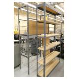 2 garage shelves 12x48x84 and 18x48x84