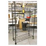 Wire Shelf cart on wheels