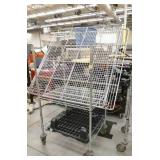 Small metro cart with contents 23x28x54