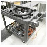 Rubbermaid cart with contents