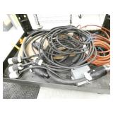 Rubbermaid cart with contents