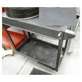 metal cart with step stool