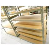 TWO garage shelves 2x4x7 feet