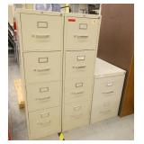 3 file cabinets