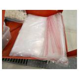 Red cart full of hardware