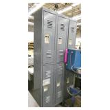 Locker and file cabinet with contents
