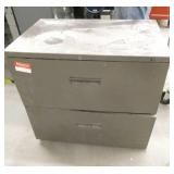 Locker and file cabinet with contents