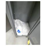 Locker and file cabinet with contents