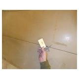 Cabinet full of lab clothing, face shields