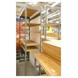 TWO garage shelves 48x19x84