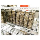 Metro cart FULL of plastic mold baking pans