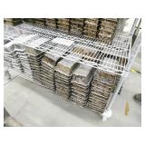 Metro cart FULL of plastic mold baking pans