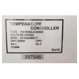 Group of temperature controllers, power supply, refractometer