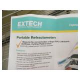 Group of temperature controllers, power supply, refractometer