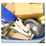 Tote full of misc new supplies