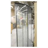 Glass display cabinet w/3 shelves