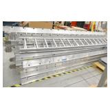 Large group of 12 foot long aluminum raceway for low voltage