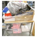 Table (30x38x26) and contents