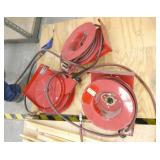 3 Reelcraft air hose reels