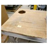 Worktable - has hole in it
