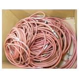 Large lot of air hoses of various lengths