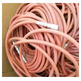 Large lot of air hoses of various lengths
