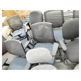 Lot of 24 office chairs