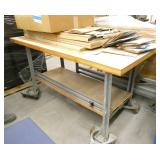 Work bench 36x72 with contents, Dollies NOT included